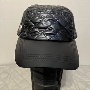 Vince Camuto Solid Black Minimalist Baseball Cap - O/S